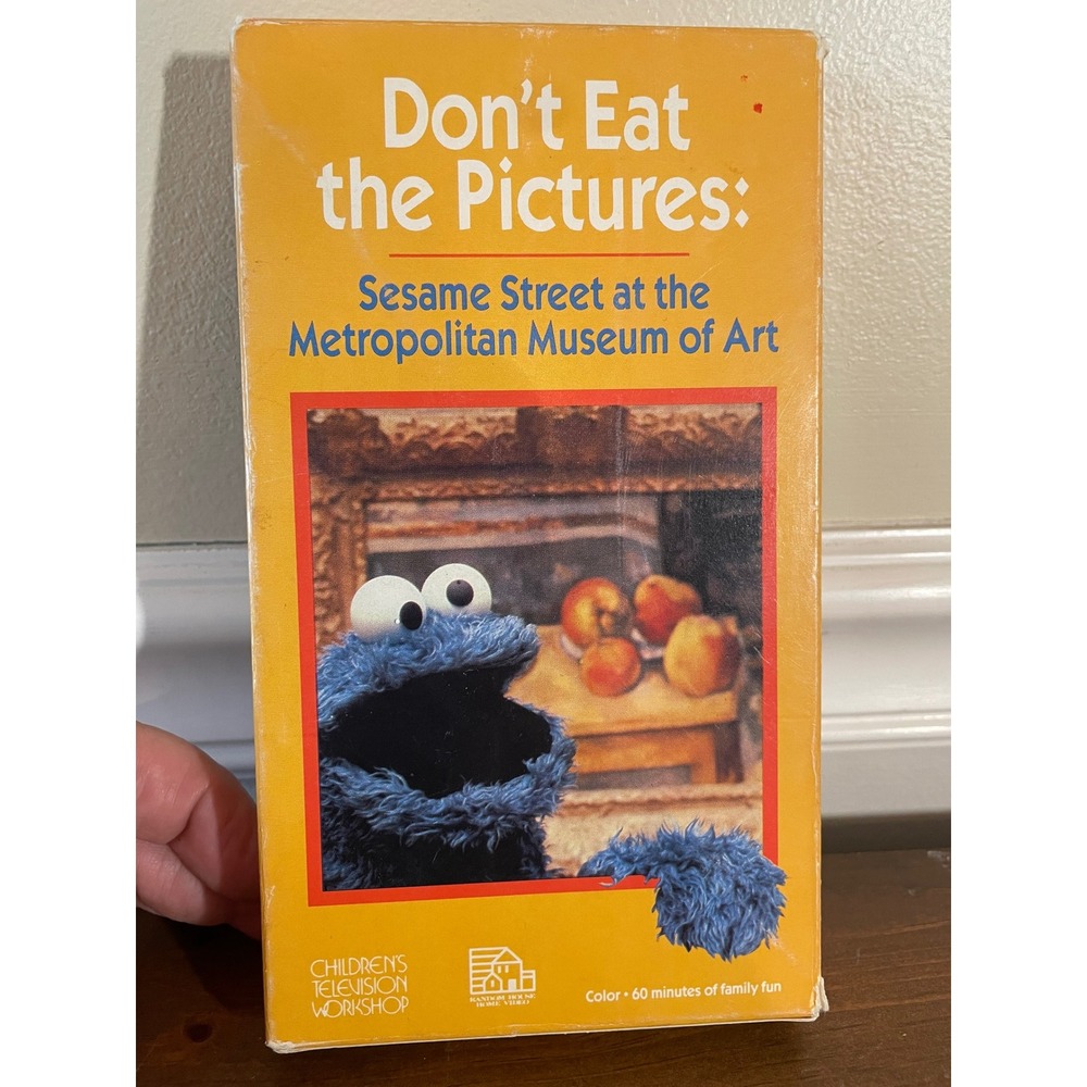 Don't Eat the Pictures Sesame Street Metropolitan Museum of Art VHS